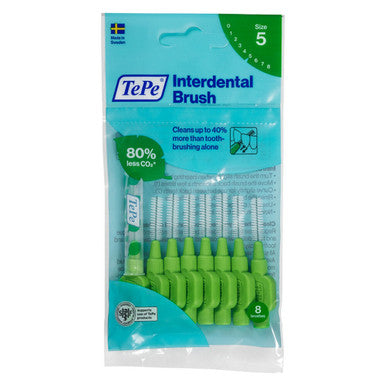 TePe Interdental Brushes Original Green 8 x 0.8mm Brushes