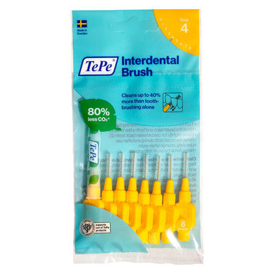 TePe Interdental Brushes Original Yellow 8 x 0.7mm Brushes