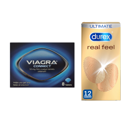VIAGRA Connect 50mg 8 + Durex Real Feel Condoms – LloydsPharmacy