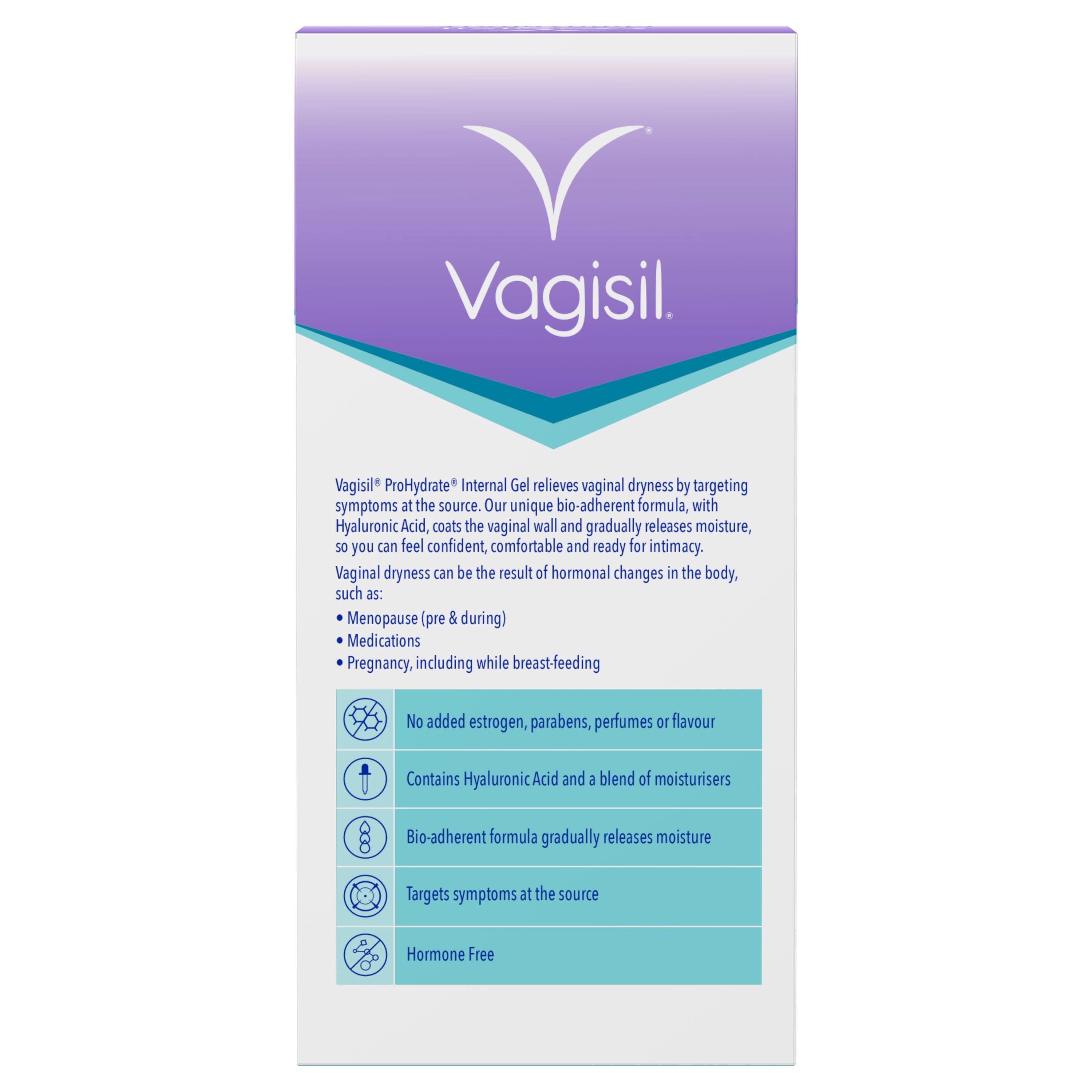 Vagisil Internal Gel ProHydrate 6 x 5g | LloydsPharmacy