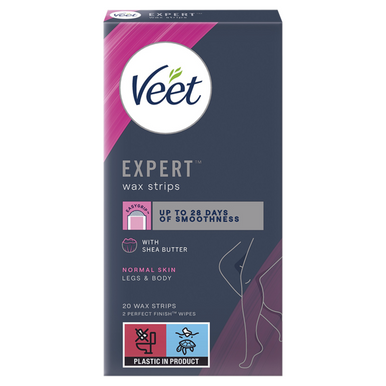 Veet Expert Cold Wax Strips Legs Normal 20 Strips