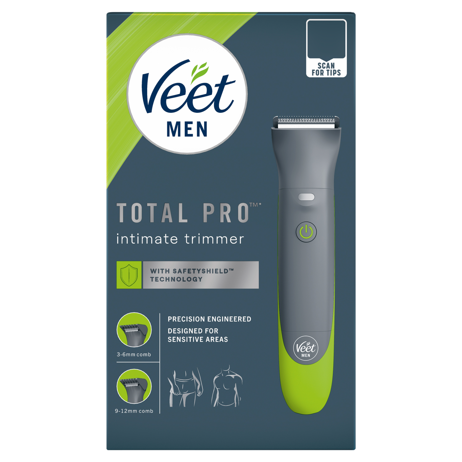 Veet Men Total Pro Intimate Trimmer | LloydsPharmacy