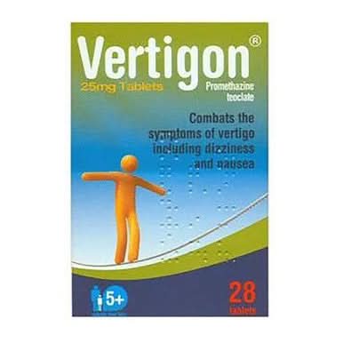 Vertigon 25mg 28 Tablets | LloydsPharmacy