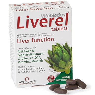 Vitabiotics Liverel 60 Tablets