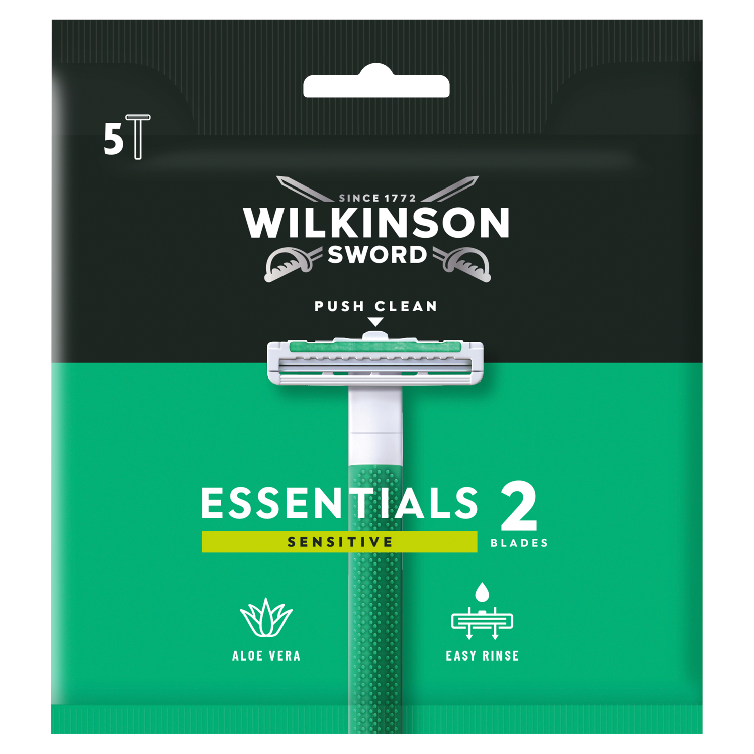 Wilkinson Sword Extra Essential 2 Sensitive Disposable Razors 5s ...