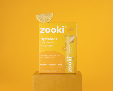 Zooki Hydration+ Liver Health, Lemon Ginger Flavour,30 Sachets ...