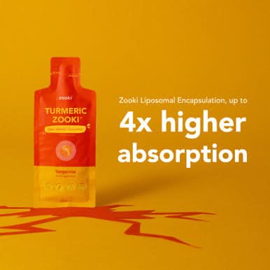 Zooki Liposomal Turmeric 750mg Curcumin Tangerine Flavour - 30x15ml ...