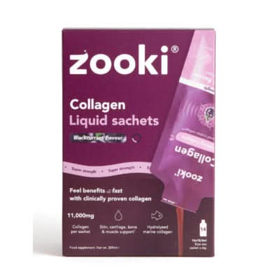 Super Strength Marine Collagen 11 000mg Blackcurrant Flavour 18.5ml 30 Sachets