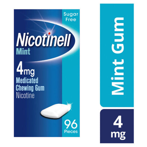 Nicotinell gum stop smoking aid 4mg mint