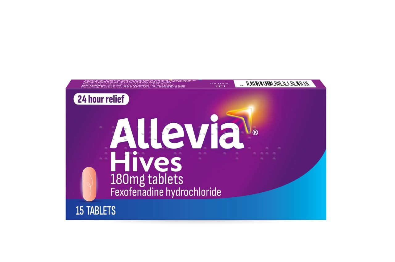 Allevia Hives 180mg 15 Tablets | LloydsPharmacy