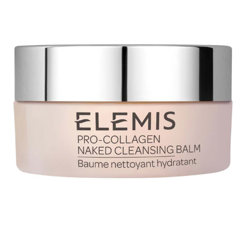 Elemis Pro-Collagen Naked Cleansing Balm jar on a white background