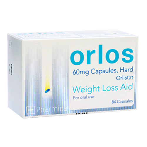 Orlos 60mg weight loss aid capsules pack