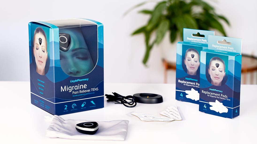Turn off migraine pain with Migraine TENS LloydsPharmacy
