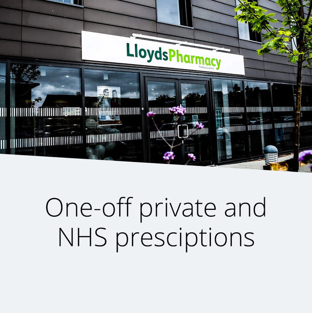 One-off private and NHS prescriptions
