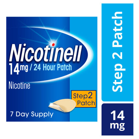 Nicotinell TTS20 14mg/24 hour patch step 2 patch 7 day supply