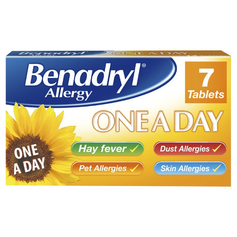 BENADRYL allergy one a day 10mg tablets