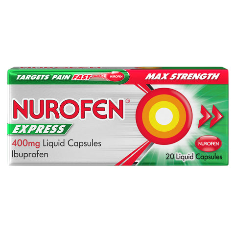 Nurofen express 400mg liquid capsules