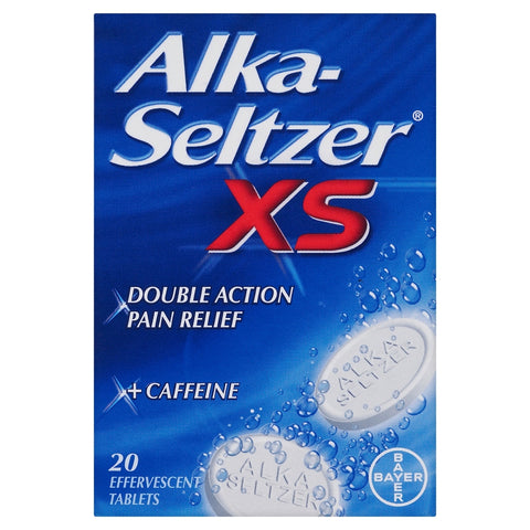 Alka-Seltzer XS effervescent tablets