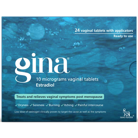 Gina 10 micrograms vaginal tablets