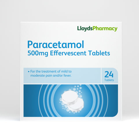 Paracetamol 500mg effervescent tablets 24's
