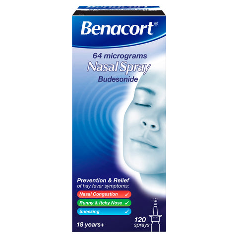 Benacort 64mg allergy relief nasal spray