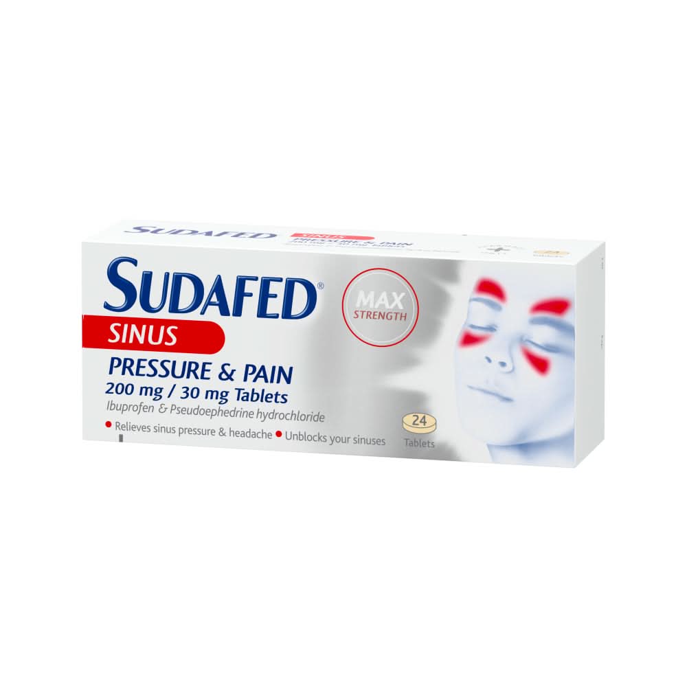 Sinus Pressure & Pain Tablets 12s