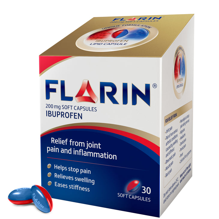 cykel syv Forløber Flarin lipid ibuprofen 200mg soft capsules | LloydsPharmacy