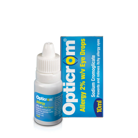 Opticrom allergy eye drops